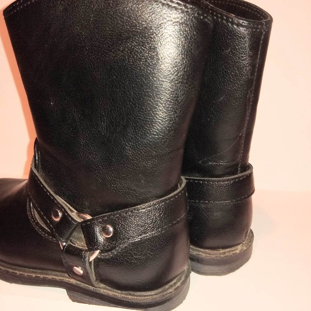 Cat & Jack Black Kids Boots